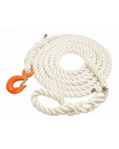 Nylon Tow Rope with Loop and Slip Hook