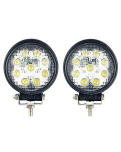 Pair of Round LED Work Lights